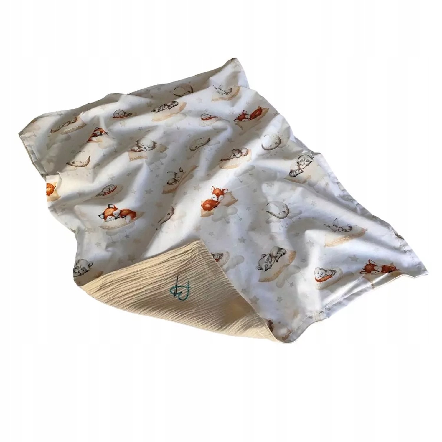Mu&Mu Baby Muslin Dekentje 100x70cm - Bosdromen