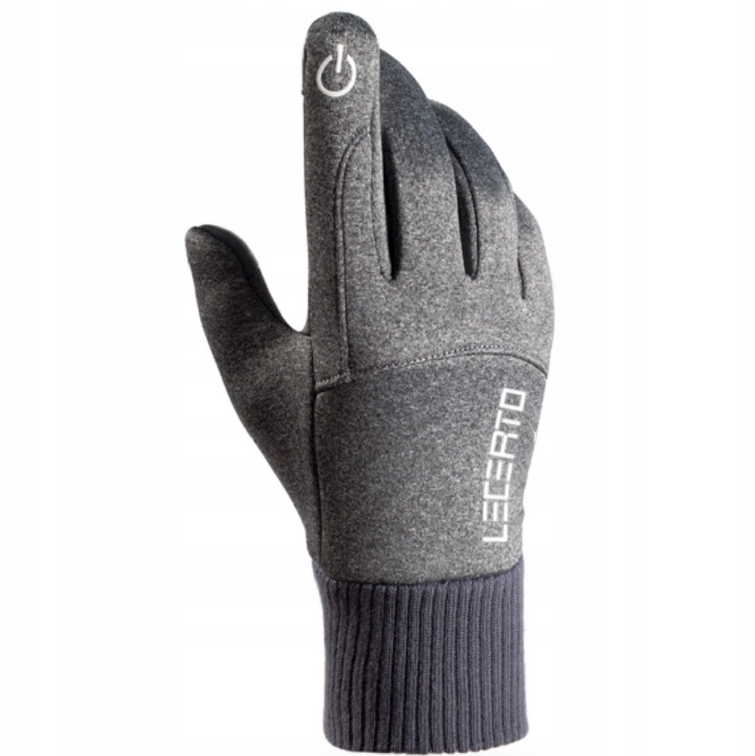 Lecerto Winter Touchscreen Handschoenen Waterdicht Winddicht Grijs