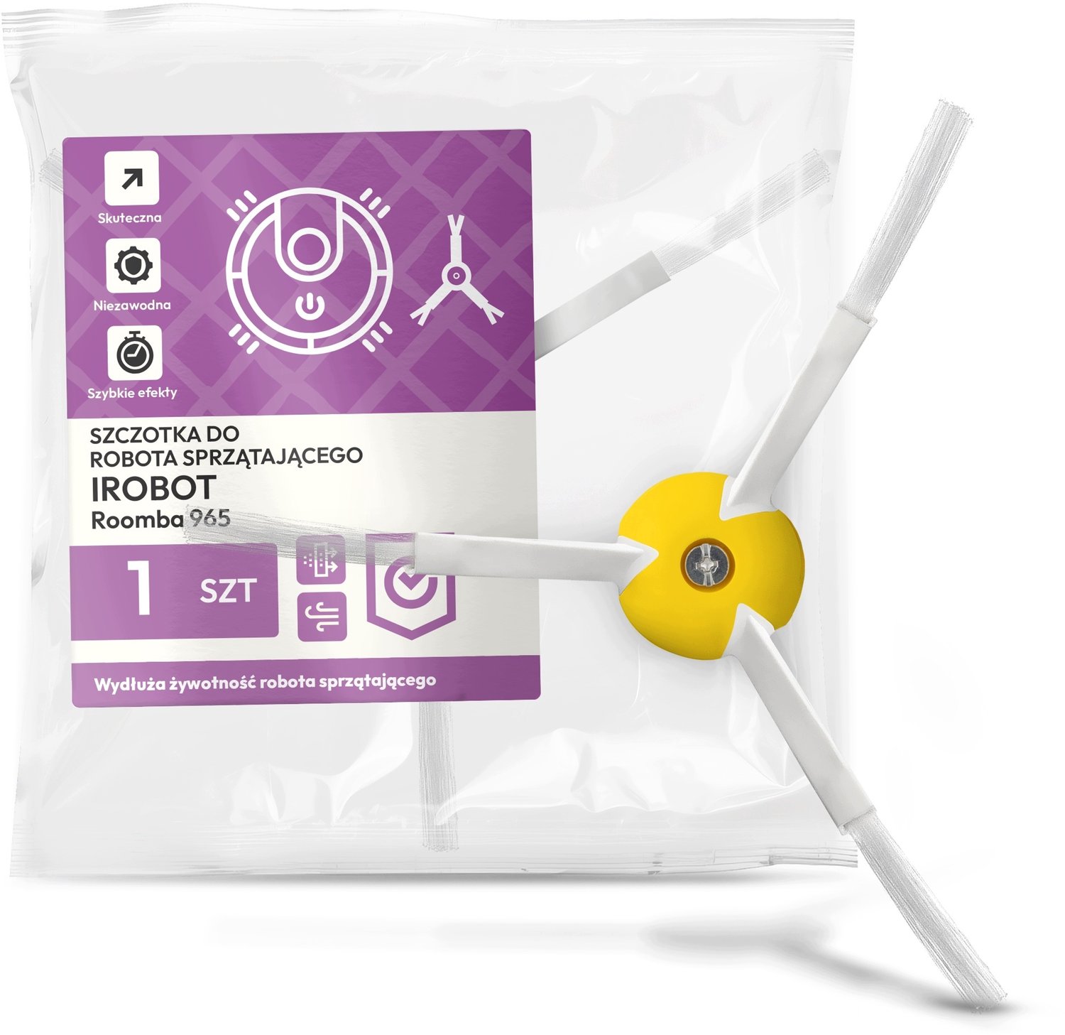 Zijborstel voor iRobot Roomba 965 Stofzuigerrobot - 1 Stuk