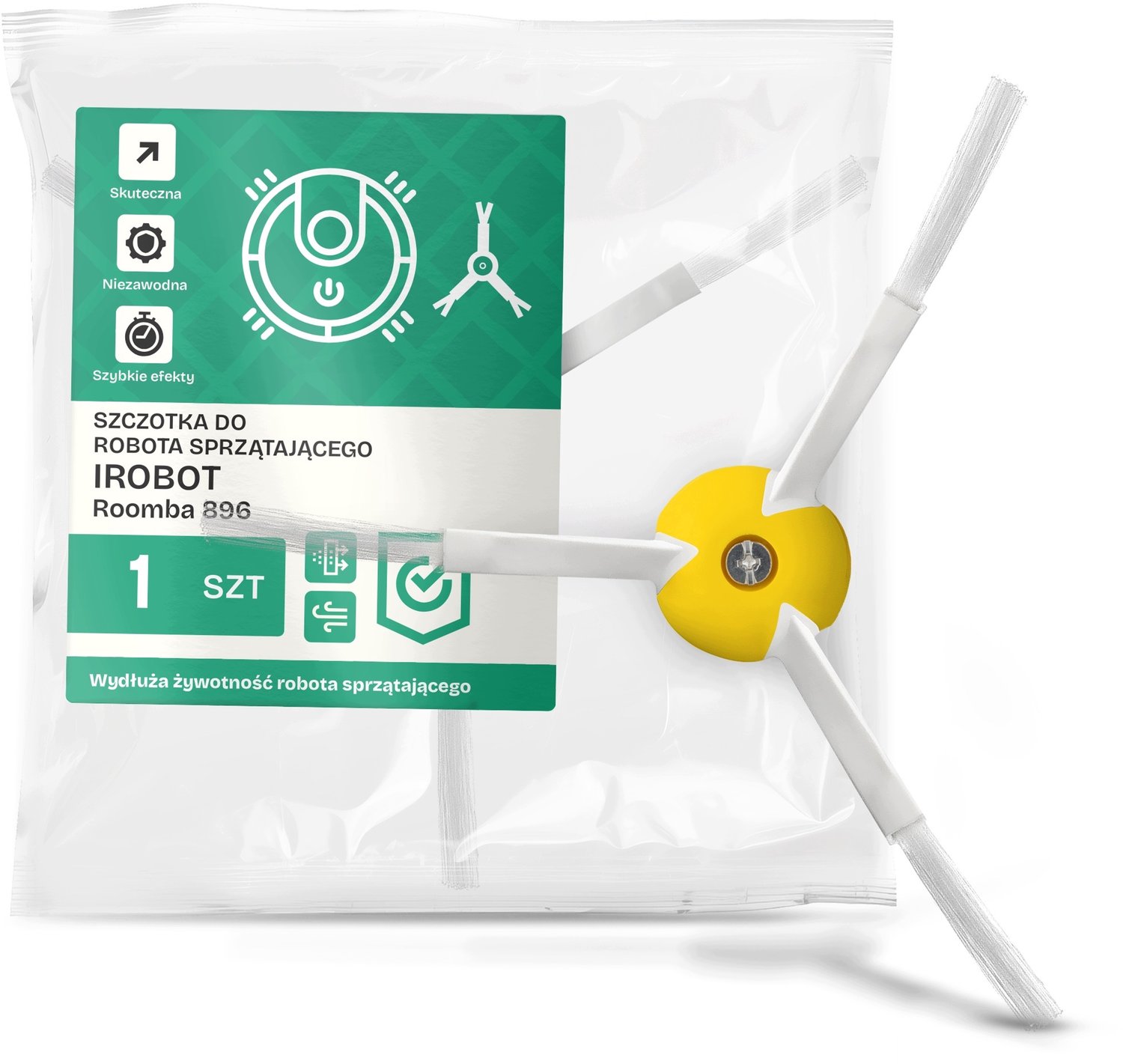 Zijborstel voor iRobot Roomba 896 stofzuigerrobot