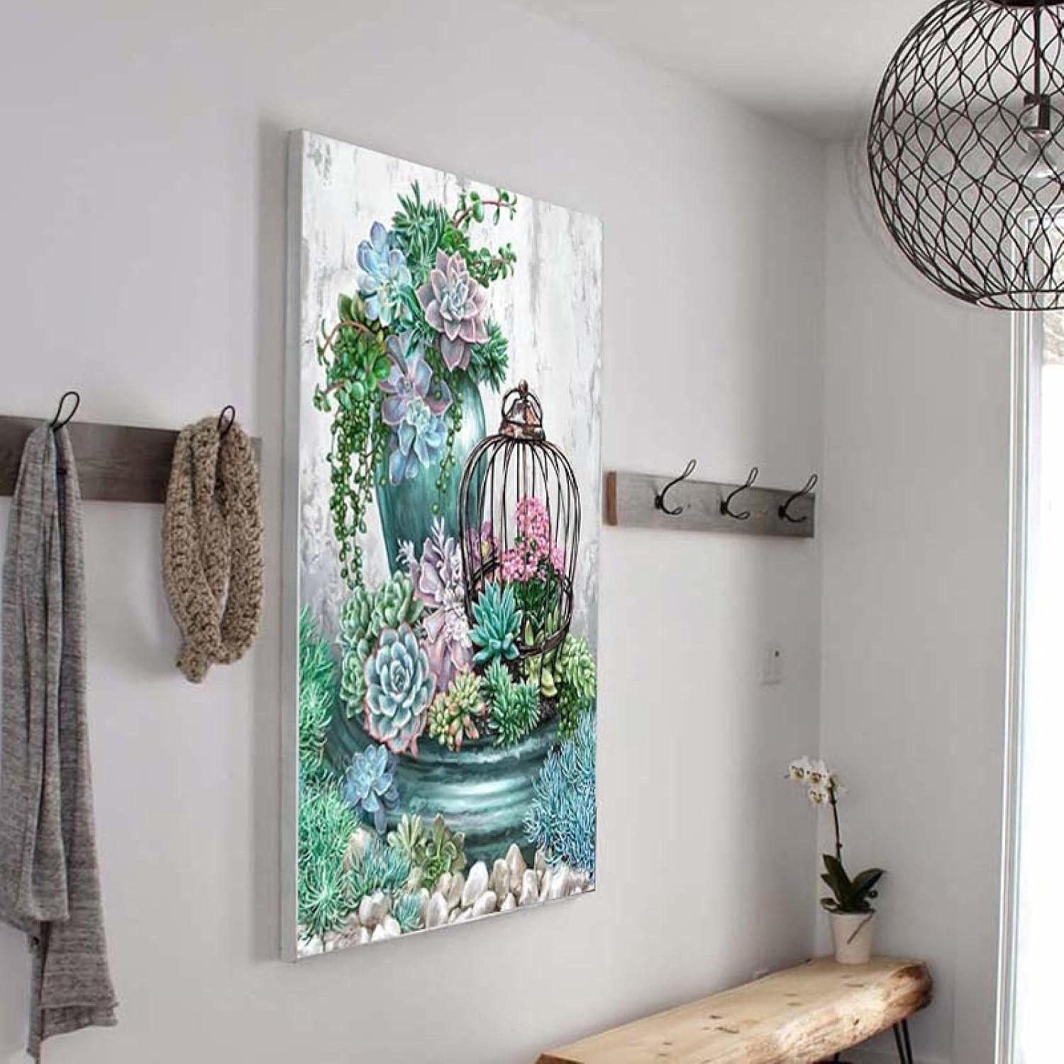 Tuin Canvas Schilderij Muur Kunst Groene Planten Posters En Prints Voor Woonkamer Boerderij Stijl Foto Home Decor 40x60cm Frameless