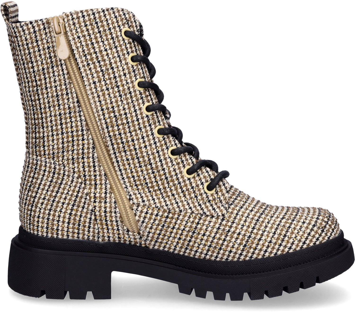 MIDS MABEL dames veterschoen beige