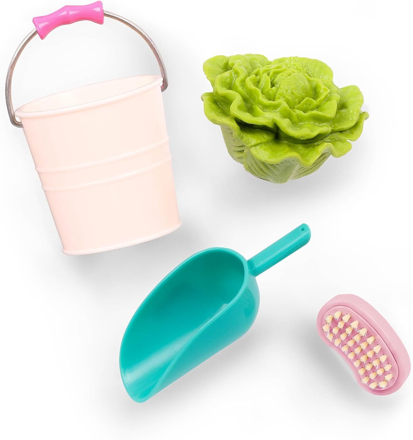 Speelgoedpaard 50,8 cm - bruin met afneembaar zadel - poppenaccessoires voor fantasierijk spel - ShopVlot