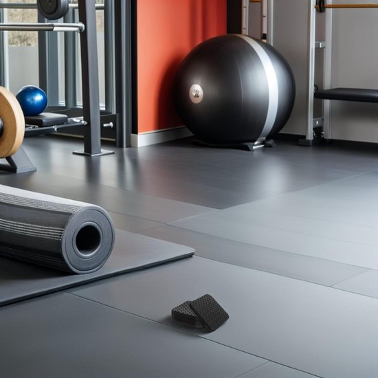 8 Stuks Antislip Loopbandmat van Dubbele Siliconen Pads Schokdempend Geluidsreducerend voor Fitnessapparatuur Zoals Hometrainers Roeimachines Loopbanden Beschermt Vloeren Effectief — afbeelding 2