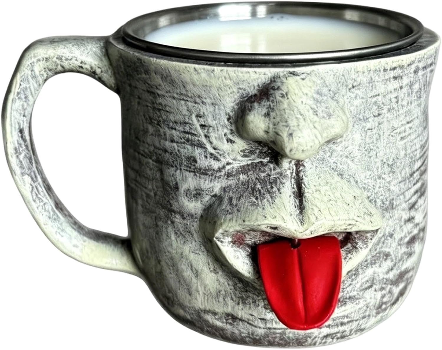 Handgemaakte koffiemokken | 325 ml gezichtsvormige mok om te drinken, desktop drinkbeker - voor thuiskantoor, woonkamer, café, eetkamer, slaapkamer, koffie thee melk