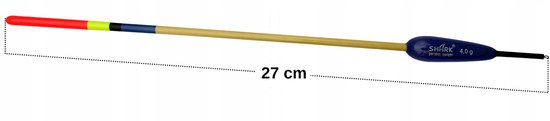 Shark Balsa Dobber 4g / 27cm - Hoge Kwaliteit Vissersdobber — afbeelding 2