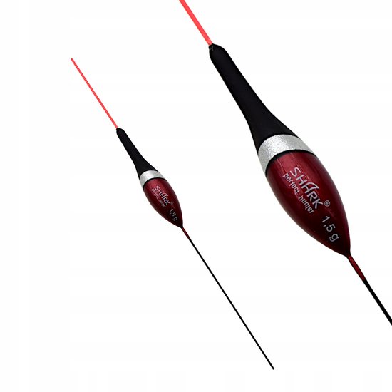 Shark Balsa Dobber 1.5g / 17cm - Hoge Kwaliteit Vissersdobber — afbeelding 3