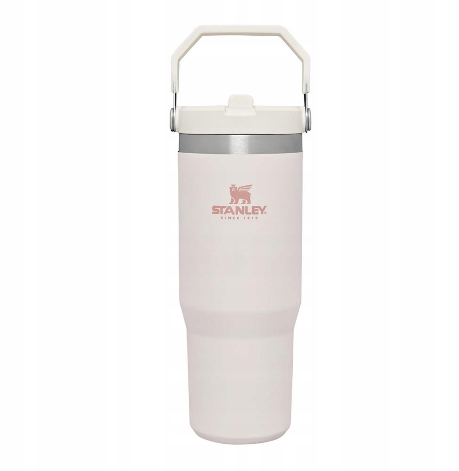 Stanley Flip Straw Tumbler 1.0 Waterfles Met Rietje 0.89L - Houdt 12+ Uur Koud - Roestvrijstalen Drinkfles - BPA-Vrij - Thermosfles gemakkelijk mee te nemen - Vaatwasserbestendig - Rose Quartz – foto 6