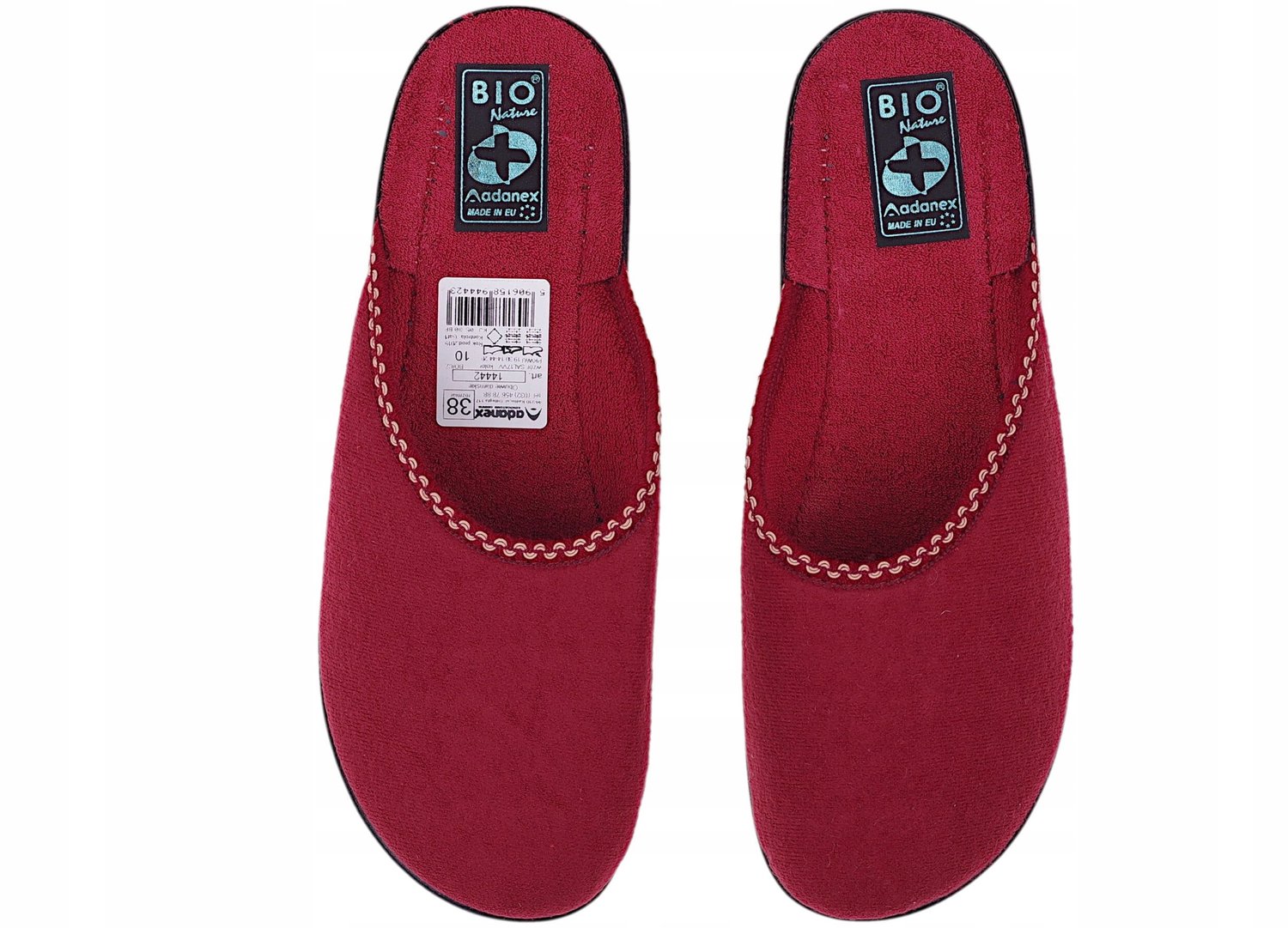 Adanex BIO pantoffels dames, gesloten teen, maat 36, bord