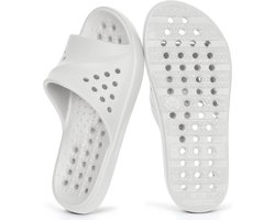 Gaatpot Uniseks-volwassene Badslippers met afvoergaten