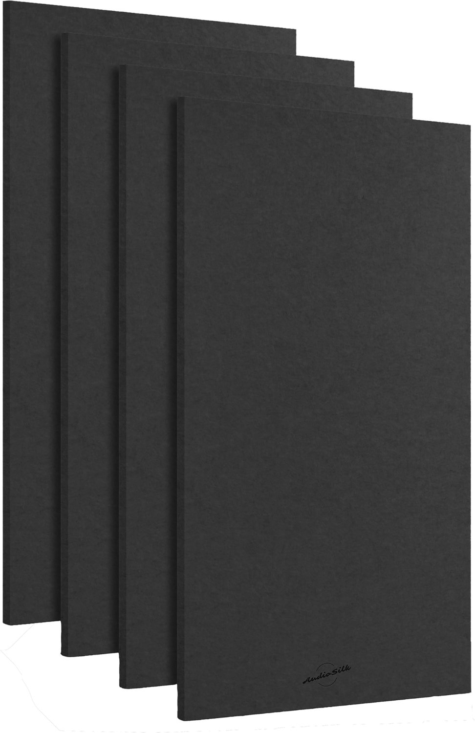 AudioSilk Akoestische Panelen, 4-Pack KAMERKIT, Groot, 116 x 58 cm, Zvart - ShopVlot