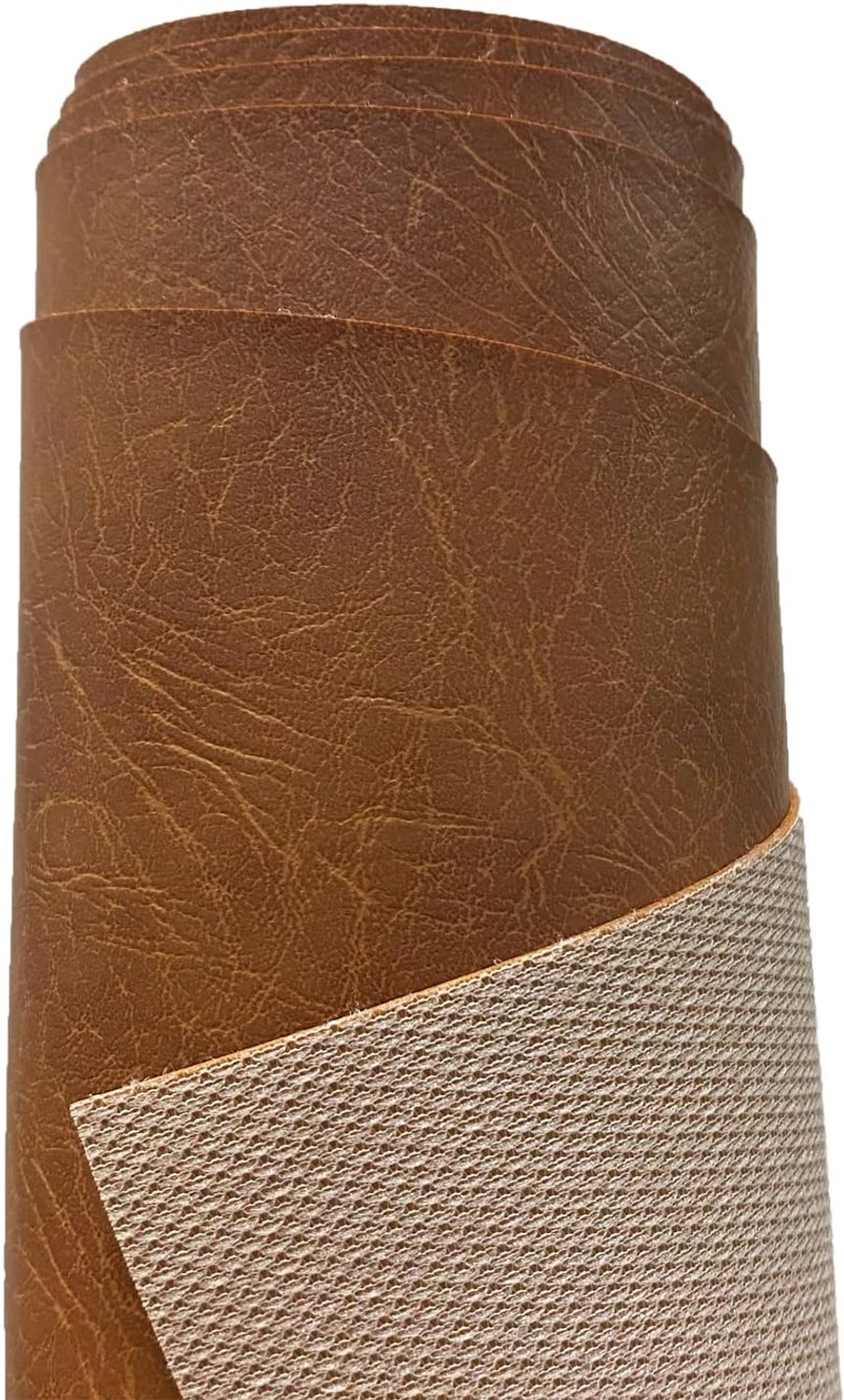 A-Express Stof, dik, nepleer, vinyl, voor kleding maken, automobiel, huisdecoratie, bekledingsmateriaal, lichtbruin, 2 meter, 200 x 140 cm