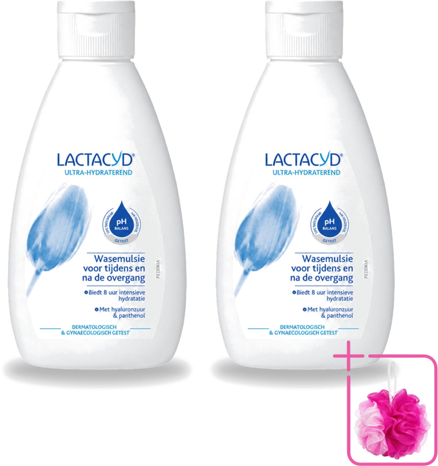 2 x Lactacyd – Ultra Hydraterend – Voor tijdens en na de overgang – 200 ml - Bulkverpakking - Overgang - Douchemop - Hydraatatie