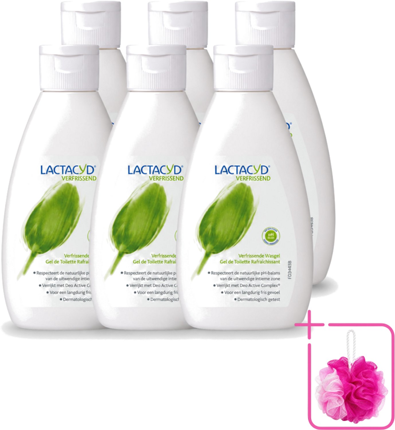 6 x Lactacyd – Verfrissende Wasgel - 200 m - Bulkverpakking - Intieme wasgel - Frisse intieme wasgel