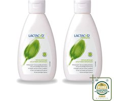 Lactacyd 2 x – Verfrissende Wasgel - 200 m - Intieme Wasgel - Frisse Geur - Geurtjes Bestrijding - Melkzuur - Menthol