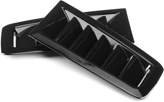lyrlody Bonnet Air Vent ABS Directe Vervanging RS MK2 (Helder zwart — afbeelding 5
