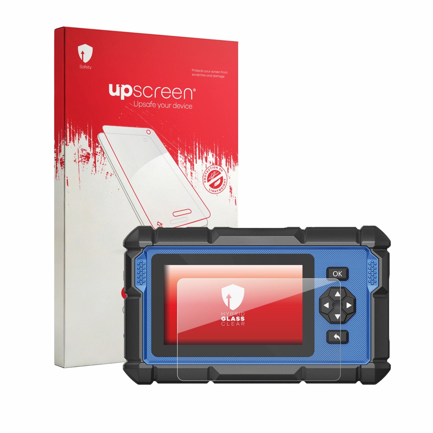 upscreen - Screenprotector voor Topdon ArtiDiag 600 Pro - Folie Beschermfolie Beschermglas transparant