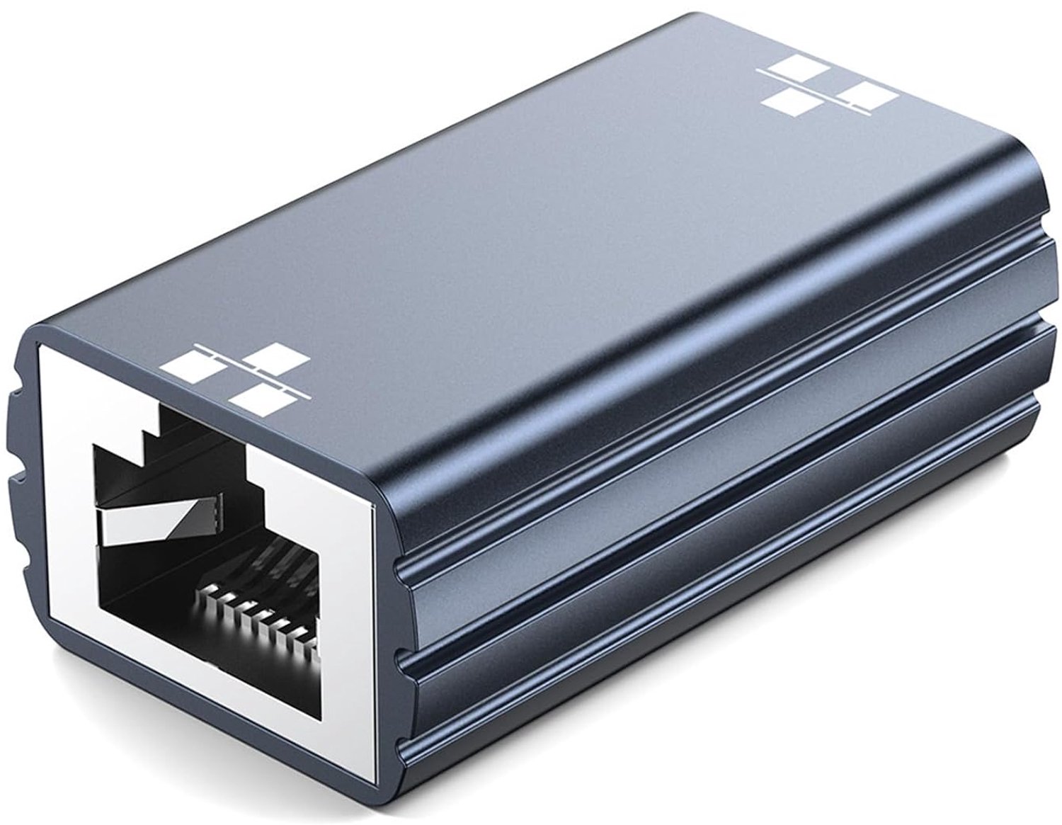 Ethernet-koppeling 1 Gbps, Ethernet-kabelverlenger, Grijs