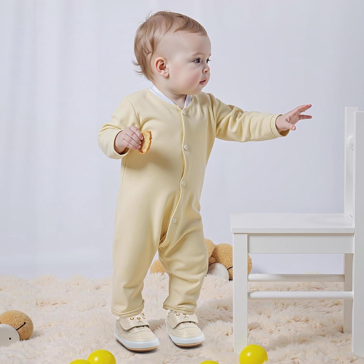 Baby's Eerste Schoentjes Babymode Jongens Meisjes Oxford Schoenen Zachte Zool Prewalker