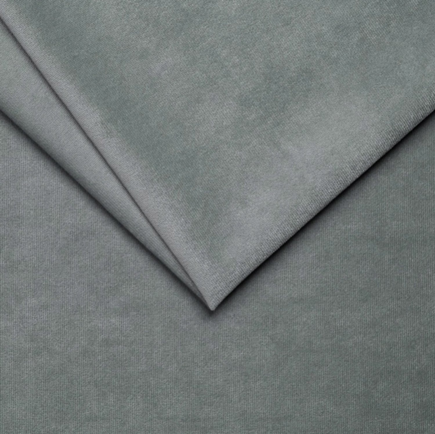Decoratieve kussensloop 45x25 cm, grijs velours, elegant