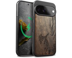 Carveit Wood Case for Pixel 11 Pro XL (Walnotenhout-Golf Herontworpen)