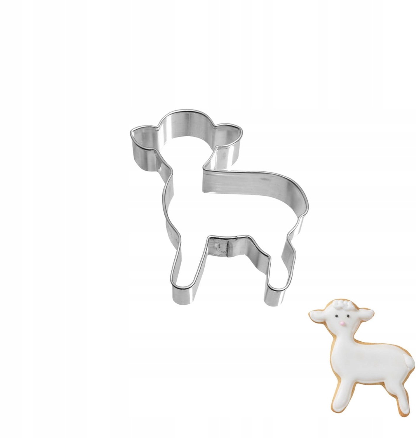 Birkmann Metalen Koekjesvorm Lammetje 6,5 cm
