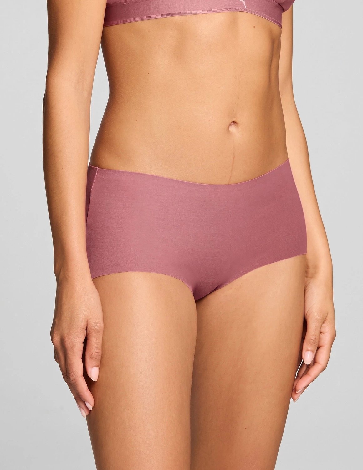 Puma 2-Pack dames Hipsters - Zwarte Katoenen dames onderbroeken - Shorts - Roze Combi / M