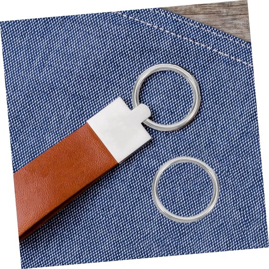100 Stuks Rvs Dubbele Open Ring voor Sieraden Verbindingen Mini Sleutelhanger Ringen voor Kettingen Armbanden Oorbellen Duurzame Ornament Connectors voor Sleutels DIY Craft — afbeelding 2