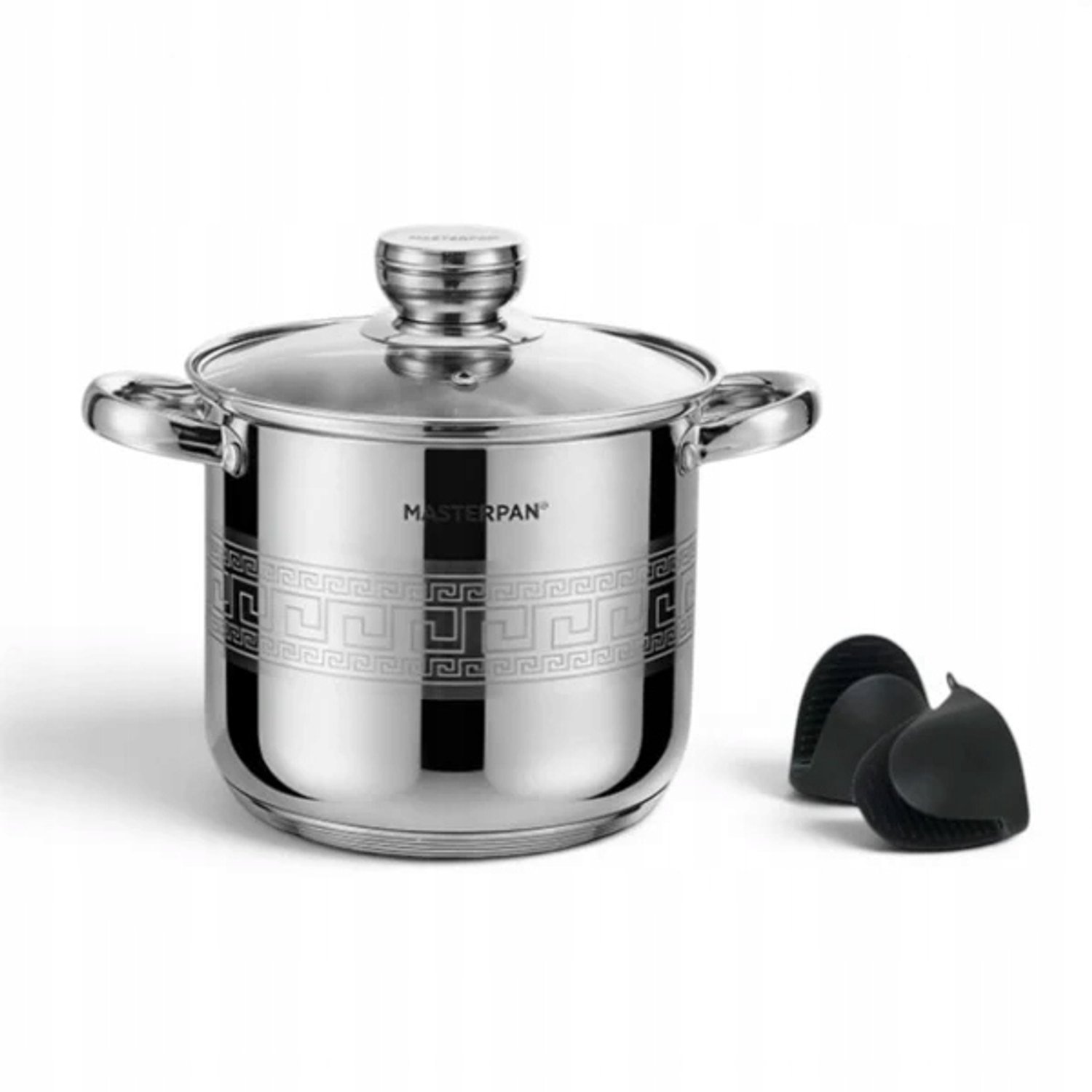 Masterpan RVS Pan 7,2L met Deksel - 22cm