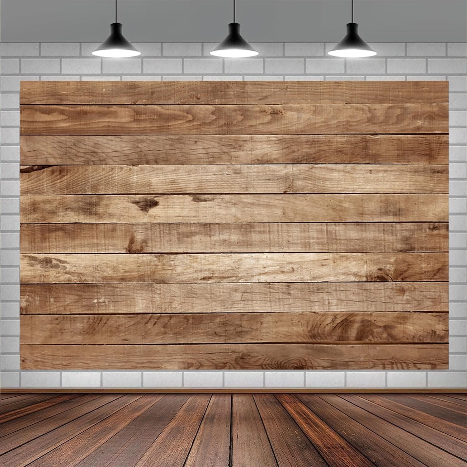 20x12cm Houten Achtergrond Rustieke Houten Muur Bruin Vintage Houten Board Fotografie Achtergrond Pasgeboren Baby Shower Verjaardagsfeestje Cake Tafel Decoraties Banner Foto Booth Props