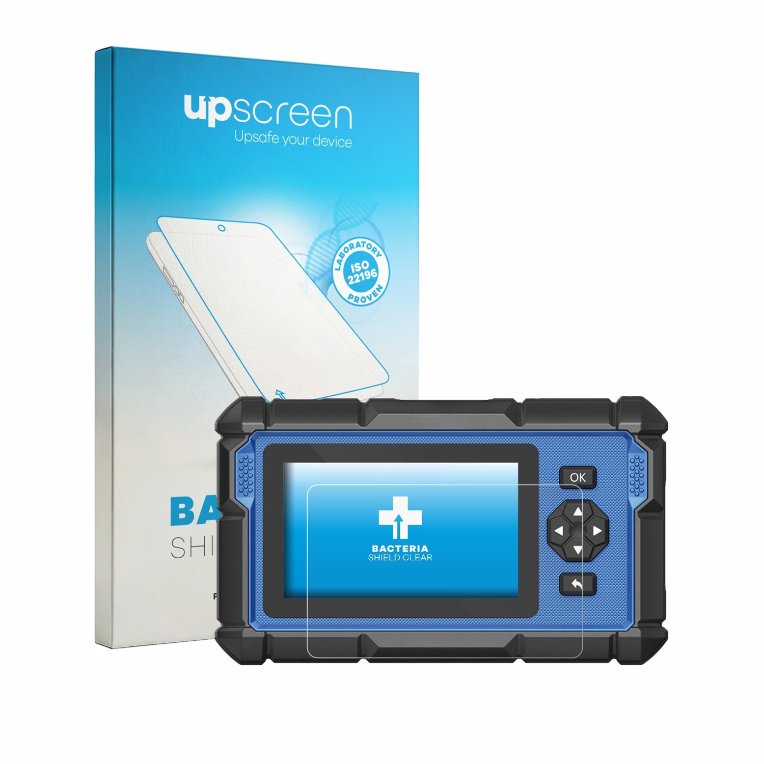 upscreen - Screenprotector voor Topdon ArtiDiag 600 S - Folie Beschermfolie transparant antibacterieel