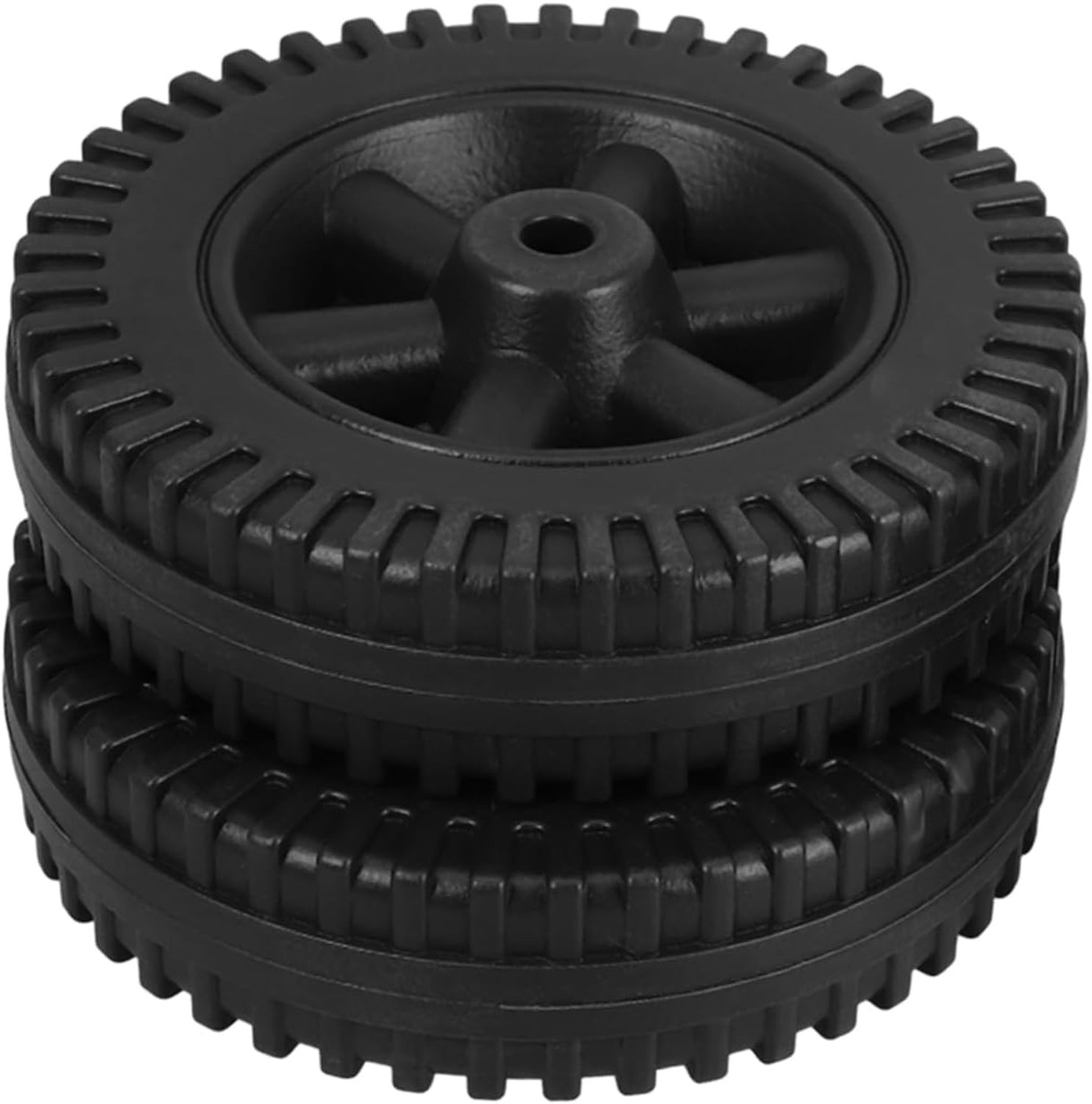 Happyyami 2 Stuks 6 Richtingswielen Grill Heavy Duty Zwenkwielen Kruiwagenwielen Vervangende Wielen Zijmontage Zwenkwielen Barbecue Wielwielen Vervangende Set Cadet Deck Hdpe Zwart