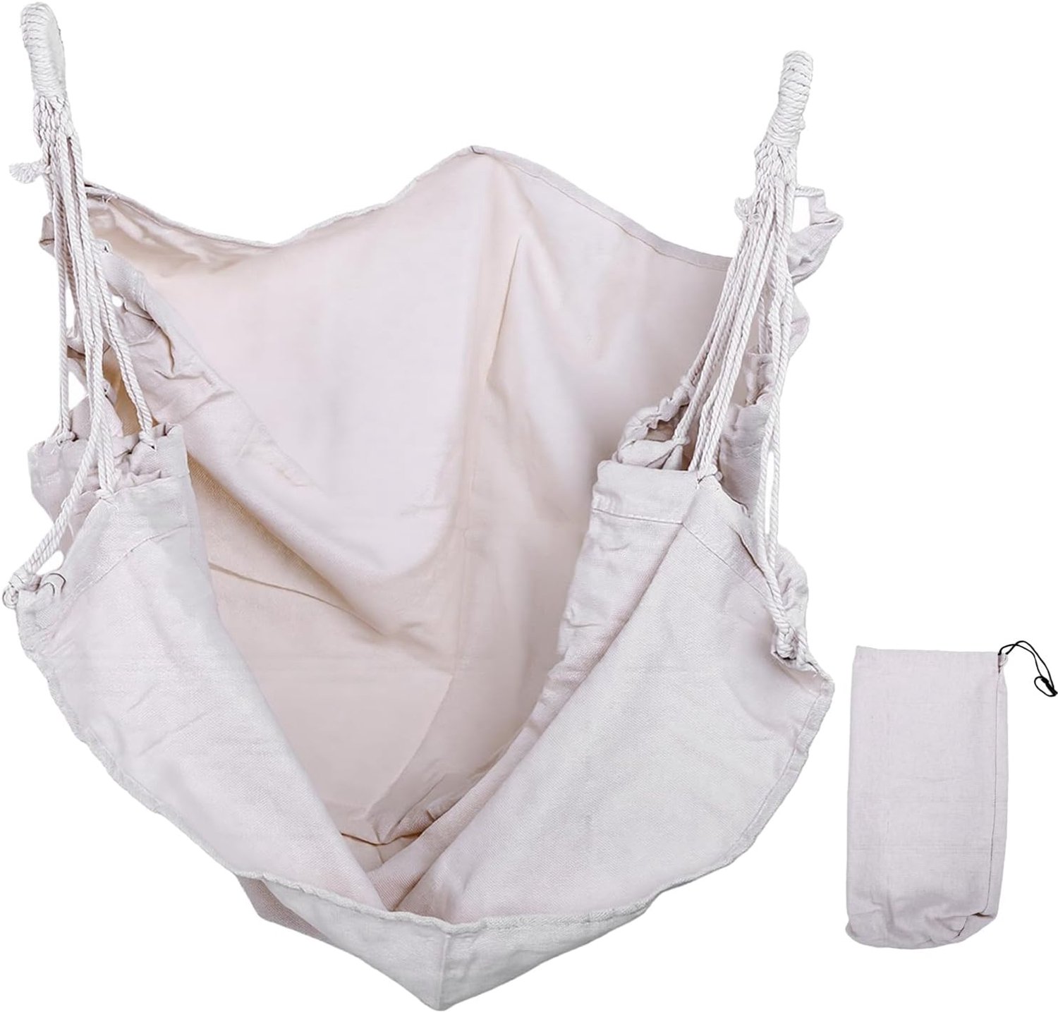 Hangende Schommelstoel Schommelstoel Buiten voor Patio Tuin Balkon (Beige)