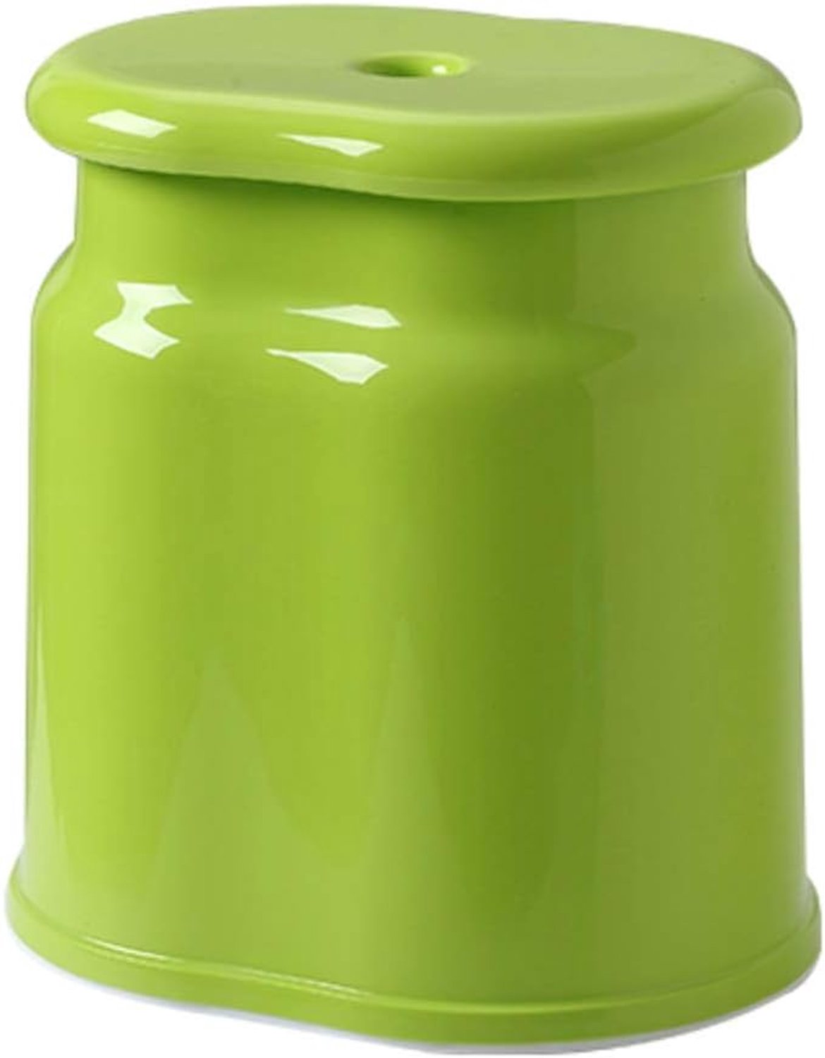 Plastic antislip kruk, ouder-kind kruk, woonkamer kruk, schoen veranderende kruk, badkamer douchekruk 26x19x17cm, 26x19x31cm (Color : Green, Size : Large)