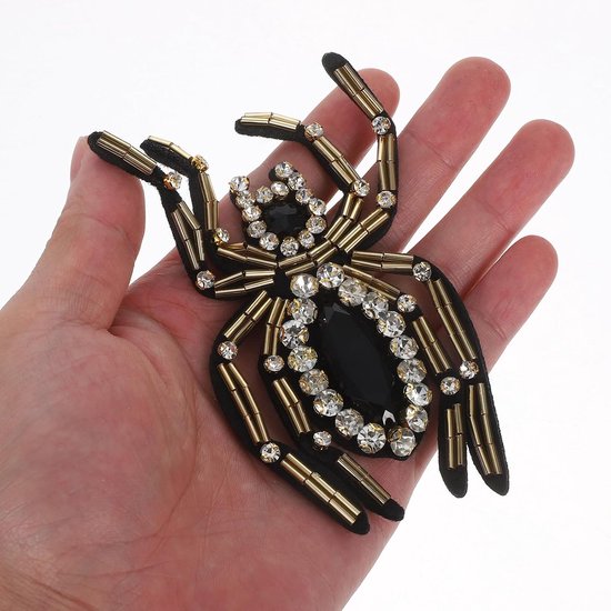 2 Stuks Rhinestone Spin Decoraties voor Kleding Schoenen Halloween Patches voor Jeans Jurken DIY Applicaties voor Dames Eenvoudig Te Bevestigen Te Verwijderen — afbeelding 4