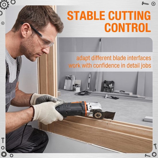 Adapter voor oscillerende zaagbladen, Starlock-adapter, veelzijdig en robuust, multifunctioneel gereedschap, compatibel met Bosch Makita Fein, betrouwbaar voor houtbewerking, 2 stuks — afbeelding 2