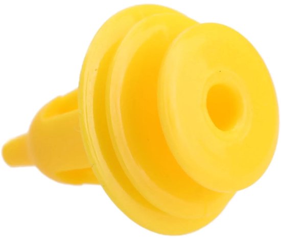 50 stuks auto deurbekleding bevestigingsclips auto kunststof vaste clip geel nylon bevestigingsmiddel klinknagels 9 mm gat compatibel met jeep grand cherokee — afbeelding 2