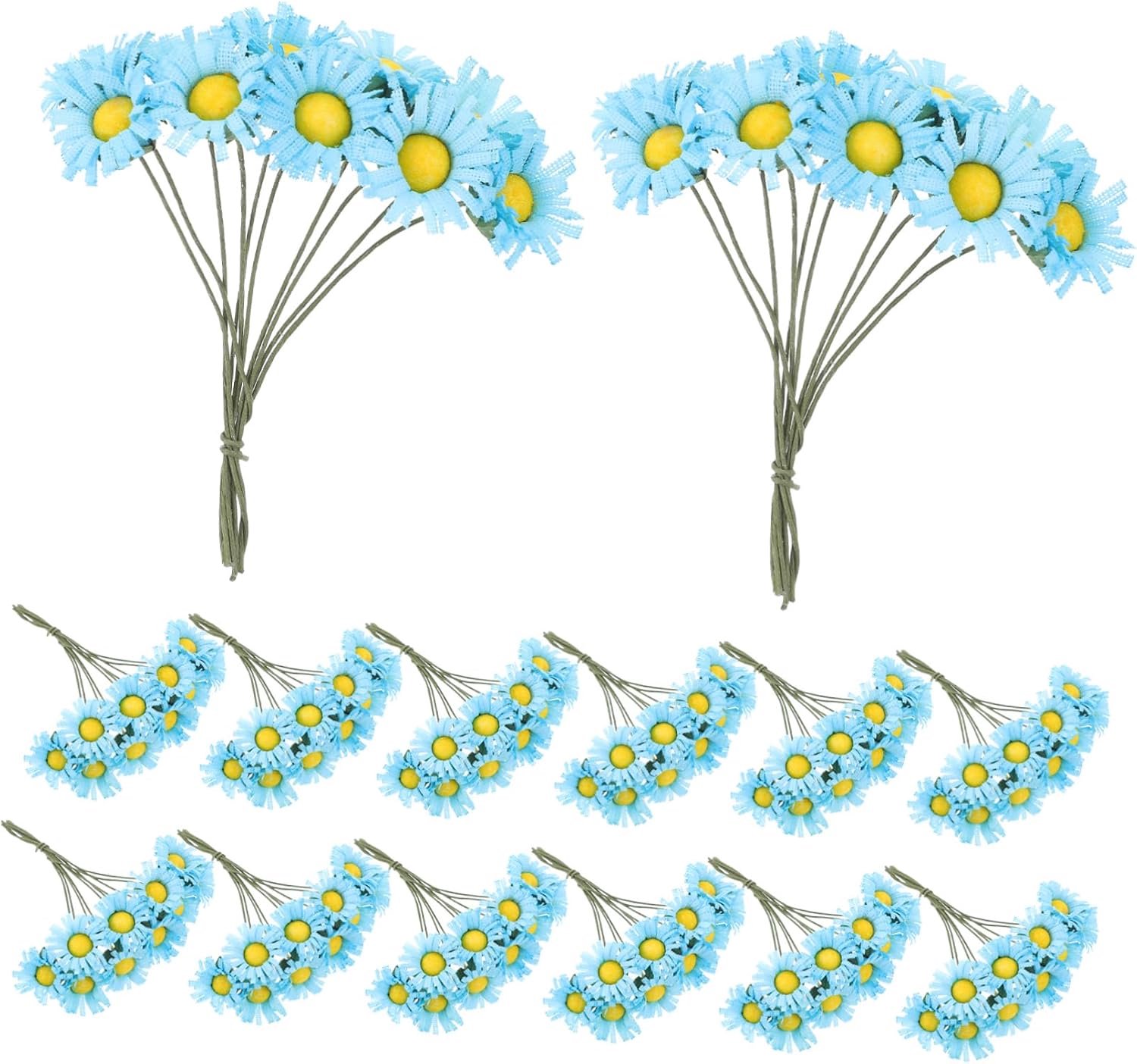 Holibanna 100stuks Neppe Margriet Bloemen Kunstbloemen Bosjes Faux Bloemboeket Decoratie Voor Bruiloft Fotografie