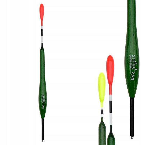 Shark Balsa Doorvoer Dobber 2.5g / 17.5cm - Perfecte Kwaliteit — afbeelding 2