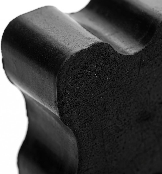 2 Stuks Rubber Coil Spring Booster Pad met Vierhoekige Demper Temperatuurbestendig Schokabsorberend Uniforme Drukverdeling voor Auto Ophanging Machinebasis — afbeelding 4