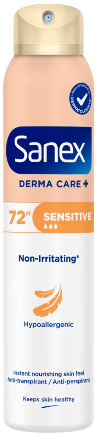 Sanex - Deodorant Spray Dermo Sensitive - 6 x 200 ml - Voordeelverpakking