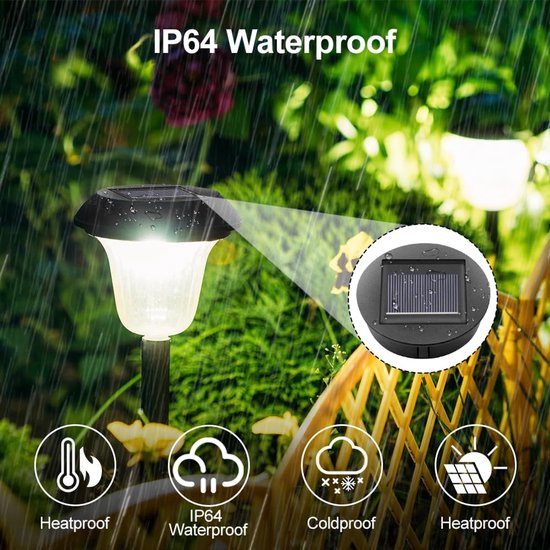 6 stuks reserveonderdelen op zonne-energie, 8 cm, vervangende solarlampen met ledlampen, waterdicht, zonneverlichting, zonnepaneel, reserveonderdeel voor zonnelamp, tuin, buiten, doe-het-zelf — afbeelding 5