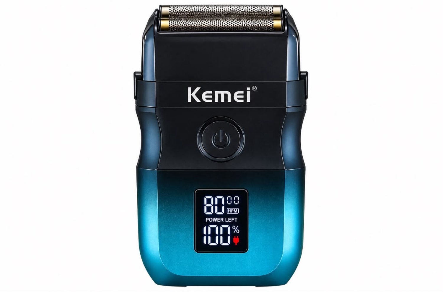 KEMEI Km-t420 1400mAh Li-ion accu Sterke Baardtrimmer Dubbele Roestvrijstalen Messen Zwevende Motor 8000RPM Heren Scheerapparaat