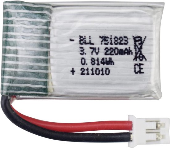 4 stuks 3,7V 220mAh LiPo-accu & 4-in-1 evenwichtslader voor E010 E011 E011C E013 GoolRC T36 NINHUI NH010 F36 H36 HS210 SANROCK GD65A ATOYX AT-666 Quad. -Rotor Drom hne — afbeelding 5