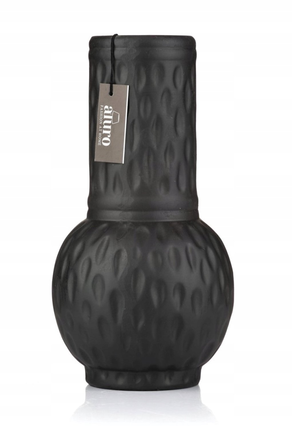 Aluro FIROKO Vaas Zwart Keramiek 25 cm