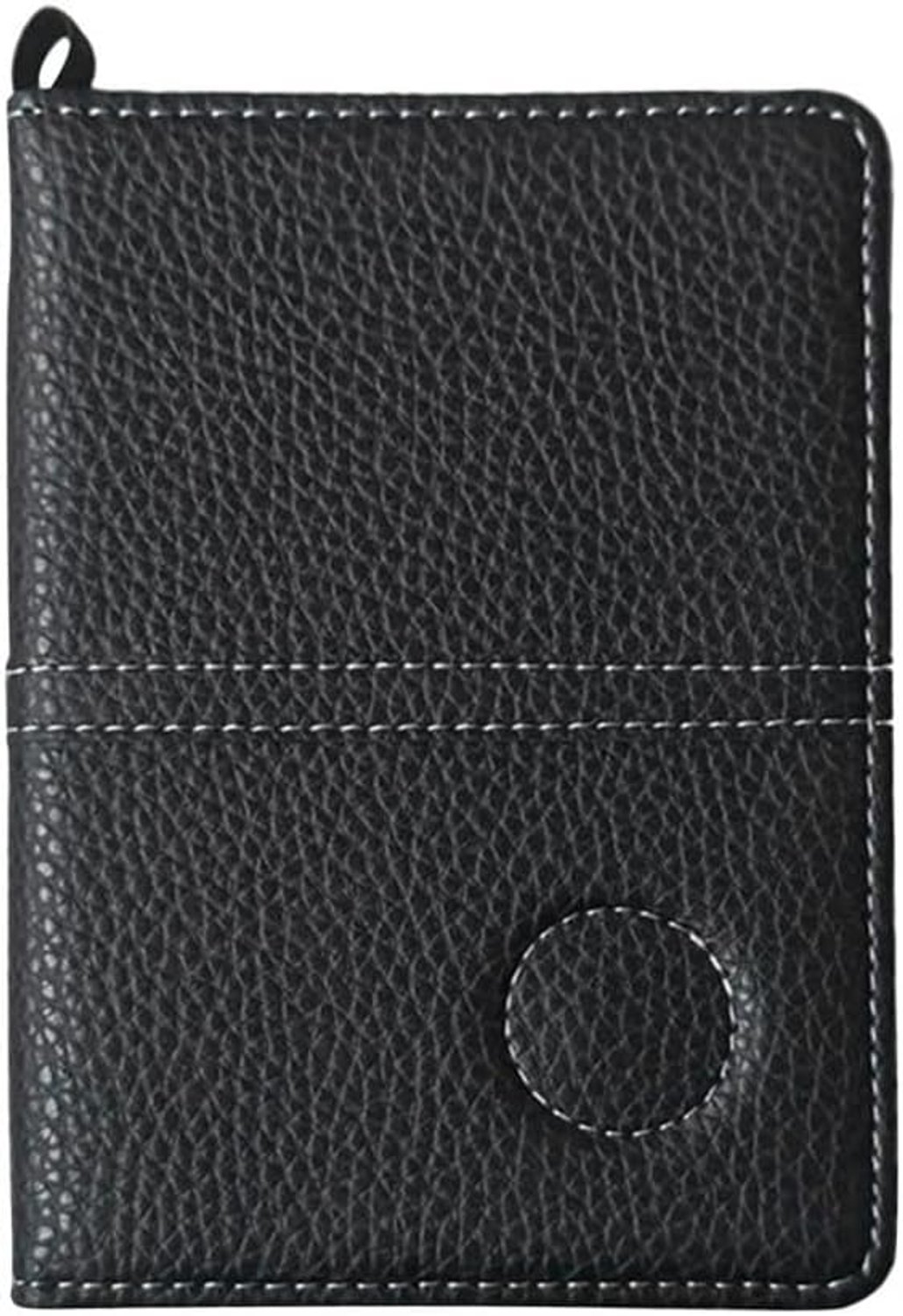MiOYOOW Golf Scorecard Holder Leather Golf Scorecard Cover Portable Golf Yardage Bookholder for Golf Game Scoring