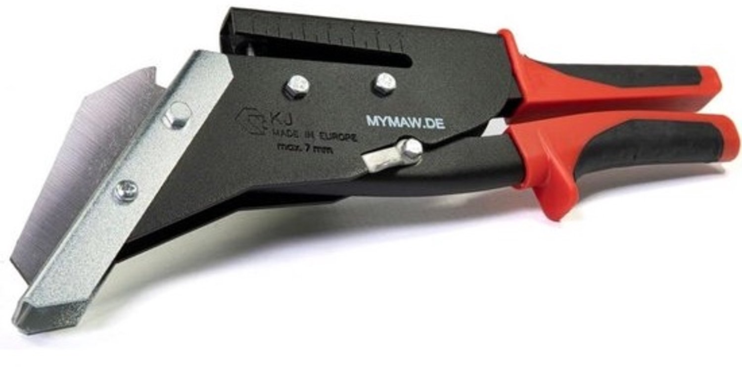 Leistenschaar 55 mm met perforator voor het bewerken van leisteen en Eternit
