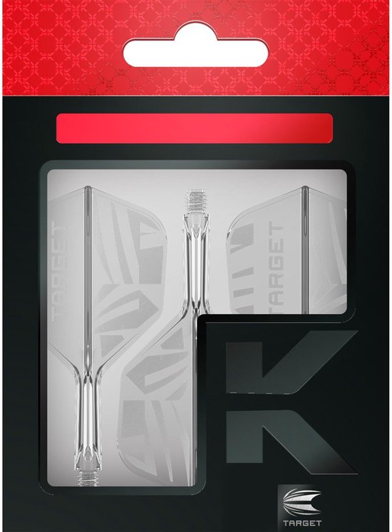 Target K-Flex Patterned Clear NO6 - Dart Flights van Target — afbeelding 5