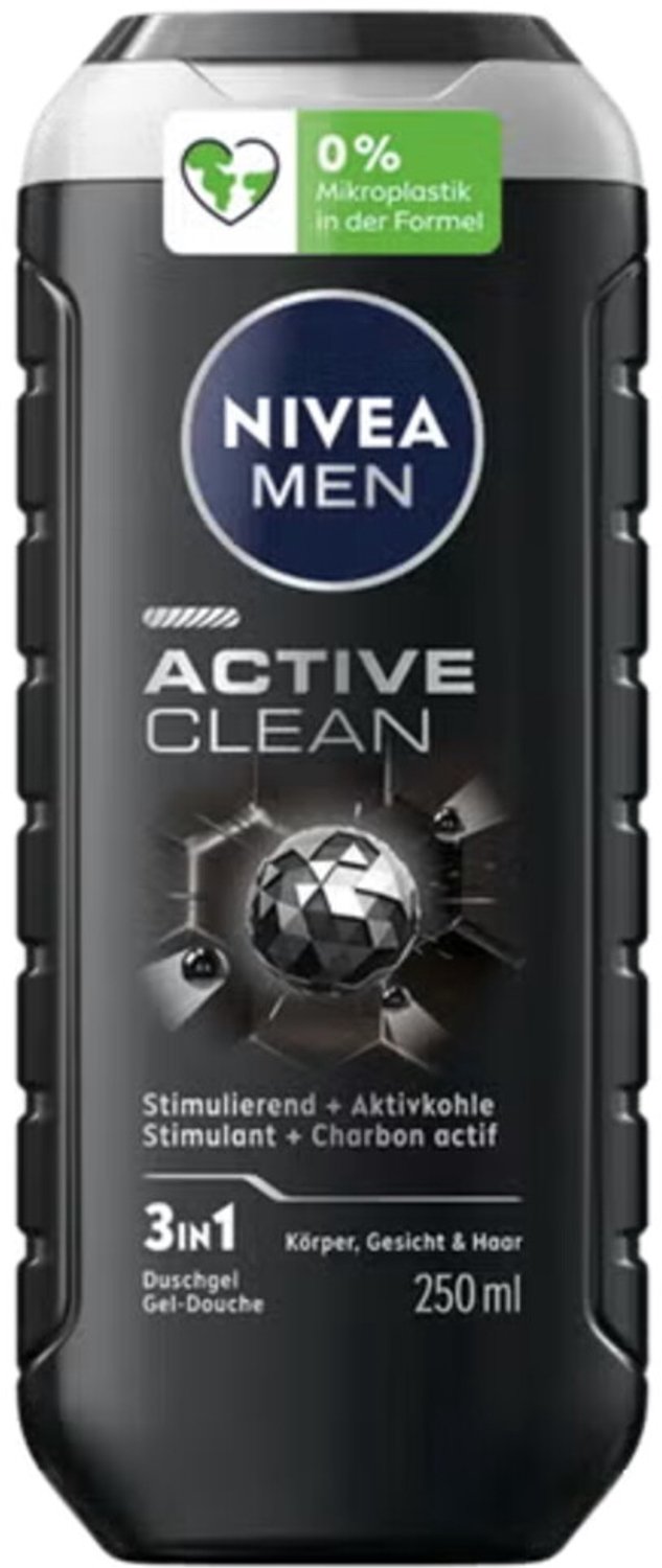 NIVEA Men Shampoo & Douchegel 3in1 Active Clean 250 ml