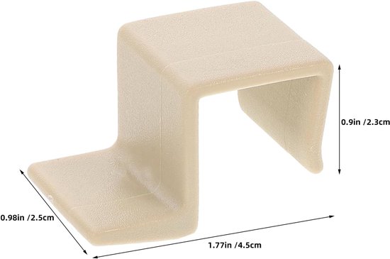 12 stuks bedframe-ondersteuning - Steunbeugels voor de lattenbodem van de wieg - Accessoires voor de bedrail - Bedbeslag — afbeelding 5